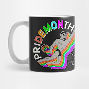 Pride Month Demon Is Flamin' Hot Hell Fire! Mug